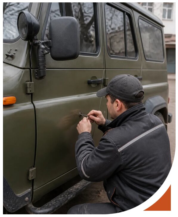 Профессиональное вскрытие автомобиля УАЗ без повреждений в Устях-Куте